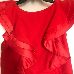 crimson and clover midi dress